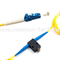 FC / SC / LC / ST Atenuador en línea de VOA de fibra óptica variable personalizado, SM / MM, 0 ~ 60dB