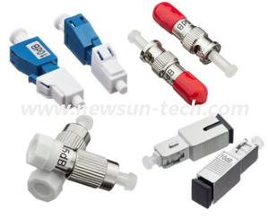 Atenuador de fibra óptica fijo FC / SC / LC / ST macho-hembra, 0dB ~ 30dB