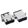 SC Simplex Duple Plastic Metal PC APC Adaptador de fibra óptica con obturador