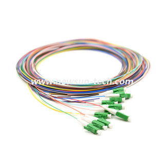 12 fibras LC / SC / FC / ST sin encapsular / manojo de coletas de fibra óptica