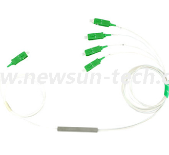 Divisor de fibra óptica, mini módulo, cable sin bloque de 900 μm, SC / LC / FC