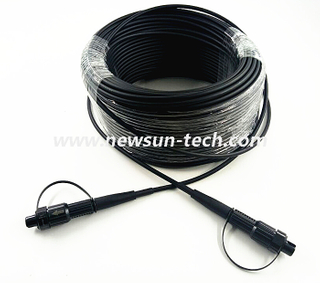 Cable de conexión FTTA reforzado con fibra óptica mini SC resistente al agua