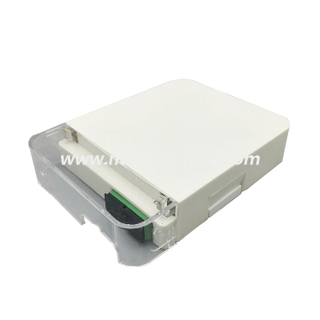 Panel de placa frontal interior NSTB-401AB FTTH MINI 2 PORT 4 PUERTO DE FIBRA ÓPTICA CAJA DE TERMINO